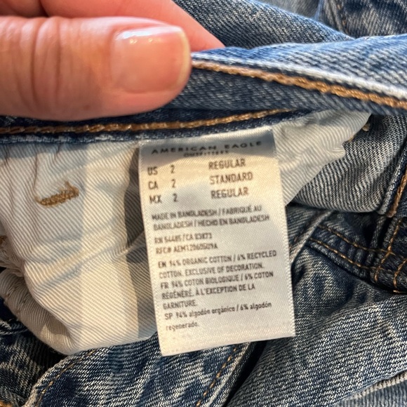 90s STRAIGHT AMERICAN EAGLES JEANS (no stretch) - Picture 4 of 8